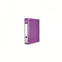 K2 8997 Fancy Hard Cover Arch File (Fancy Purple) - 3", 1 pcs