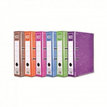 K2 8997 Fancy Hard Cover Arch File (Mix Colour) - 3", 1 pcs