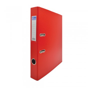 EMI PVC 50mm Lever Arch File A4 - Red