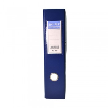 EMI PVC 75mm Lever Arch File F4 - Dark Blue