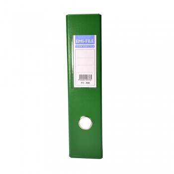 EMI PVC 75mm Lever Arch File F4 - Green