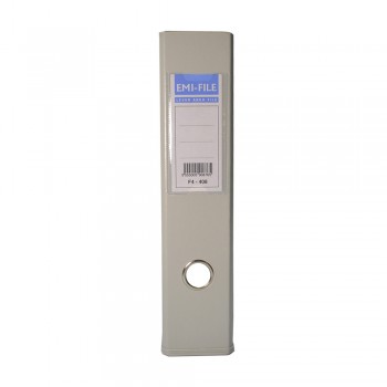 EMI PVC 75mm Lever Arch File F4 - Grey