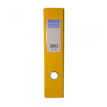 EMI PVC 75mm Lever Arch File F4 - Yellow