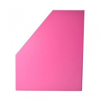 6" PVC Magazine Box File - Fancy Pink